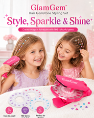 GlamGem™ Hair Gemstone Styling Set