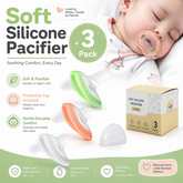LullaBite™- BPA-Free Silicone Baby Pacifier & Teether