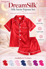 DreamSilk™ Silk Satin Pajama Set – Soft, Smooth & Made for Dreamy Nights ✨🌙