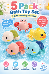 SplashFrog™ Clockwork Bath Toy 🐸🛁