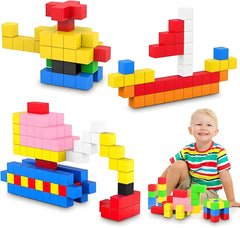 Magnetic Blocks 48, 72, 96, 120 PCS | 1"/2.5 cm | Magnet Toys for Kids | Magnetic Building Blocks Cubes | Stacking Magnets