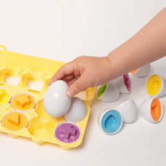 Toddla™ Montessori Geometric Eggs