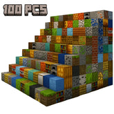 Original Magnetic Blocks Mix & Match - 100, 200, 300, 500, 1000 PCS | Magnet Toys for Kids | Magnetic Building Blocks Cubes | Stacking Magnets | Pixel World