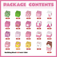 Magnetic Blocks with LED Light Up Blocks 100, 200 PCS | 2cm/0.8" | Magnet Toys for Kids | Magnetic Building Blocks Cubes | Stacking Magnets | Dream Castle