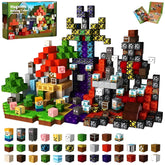 Magnetic Building Blocks 150 PCS | 2cm/0.8" | Magnet Toys for Kids | Magnetic Building Blocks Cubes | Stacking Magnets | Nether Forest