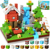 Magnetic Building Blocks 100 PCS | 2cm/0.8" | Magnet Toys for Kids | Magnetic Building Blocks Cubes | Stacking Magnets | Jungle