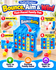 🏀 BounceBattle™ Bouncing Ball Board Game