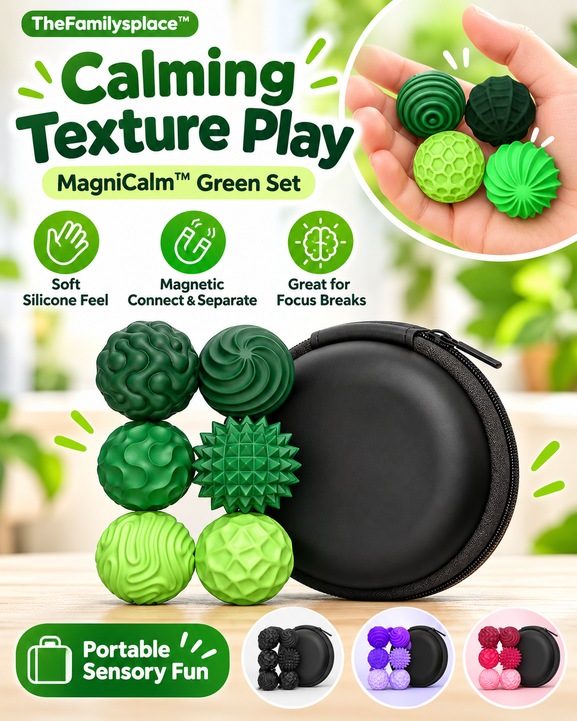 🧲 MagniCalm™ Magnetic Sensory Fidget Balls