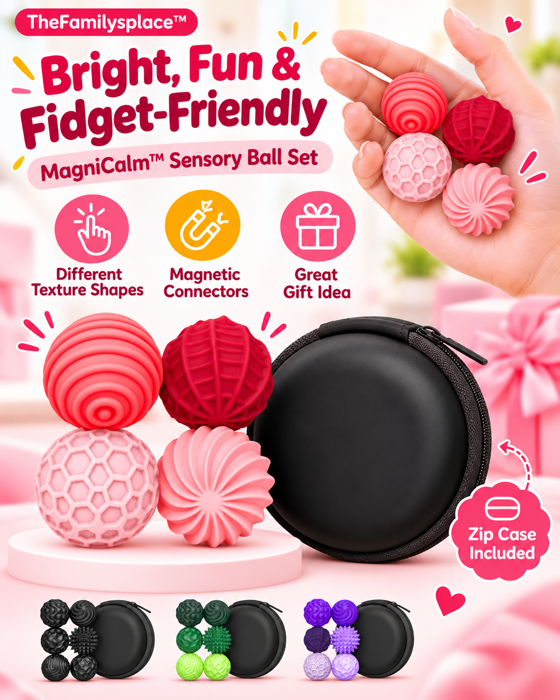 🧲 MagniCalm™ Magnetic Sensory Fidget Balls