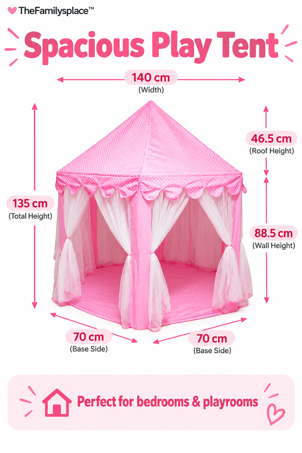 DreamDen™ Kids Play Tent