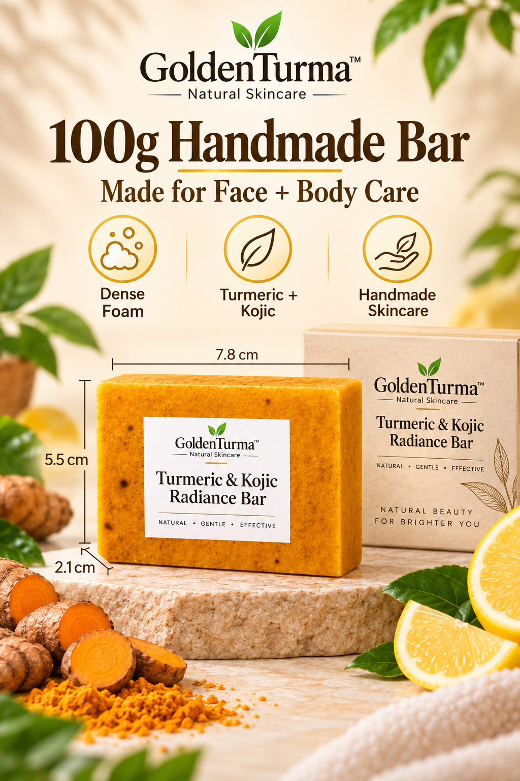 GoldenTurma™ Radiance Bar ✨🌿