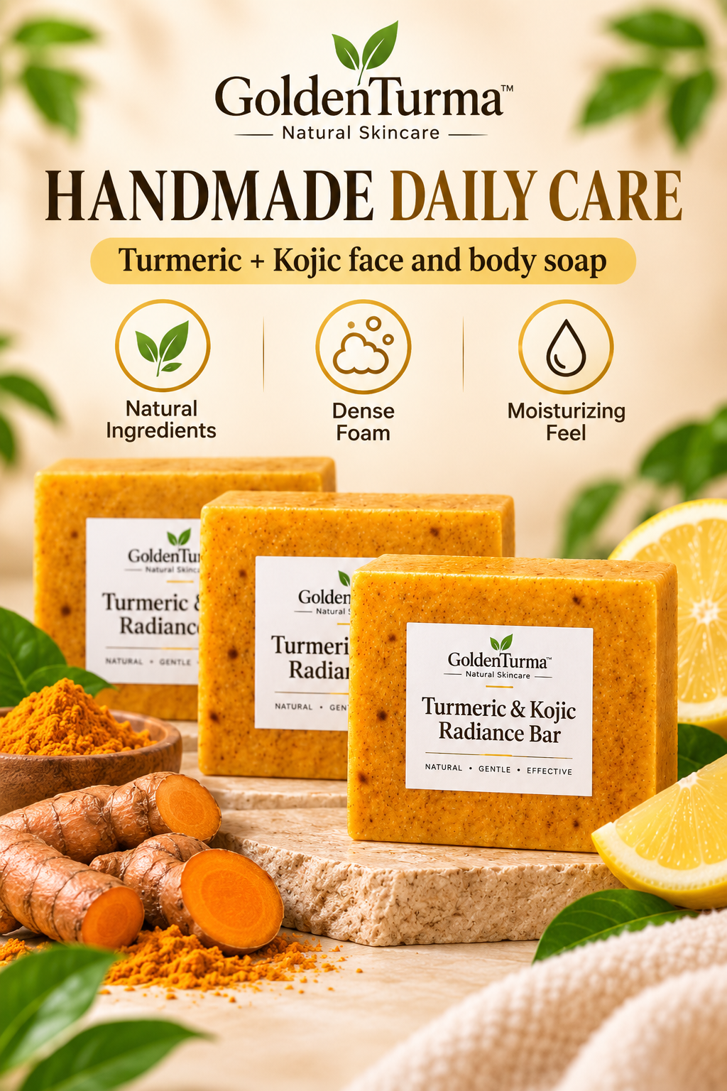 GoldenTurma™ Radiance Bar ✨🌿