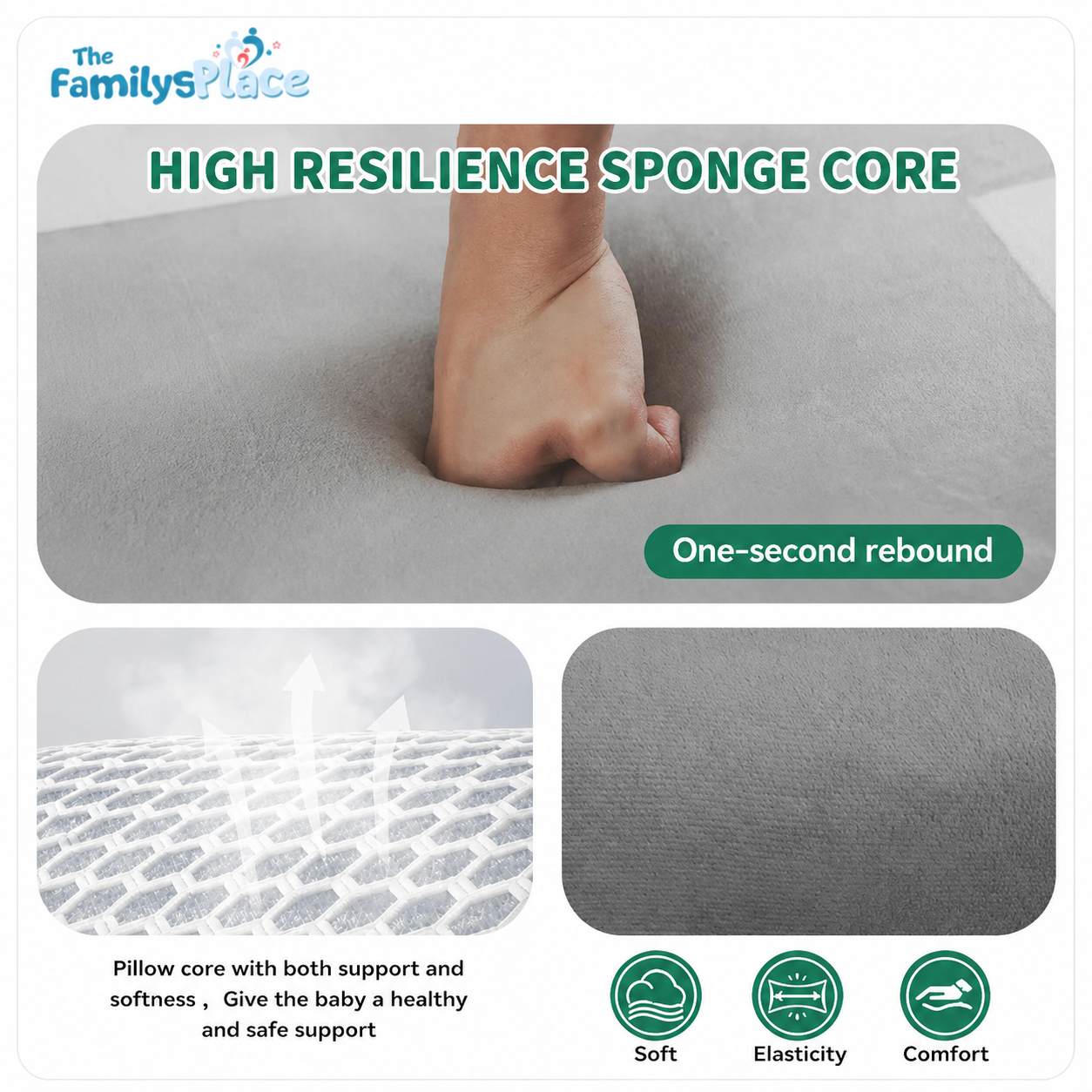 CloudNest™ Baby Support Pillow