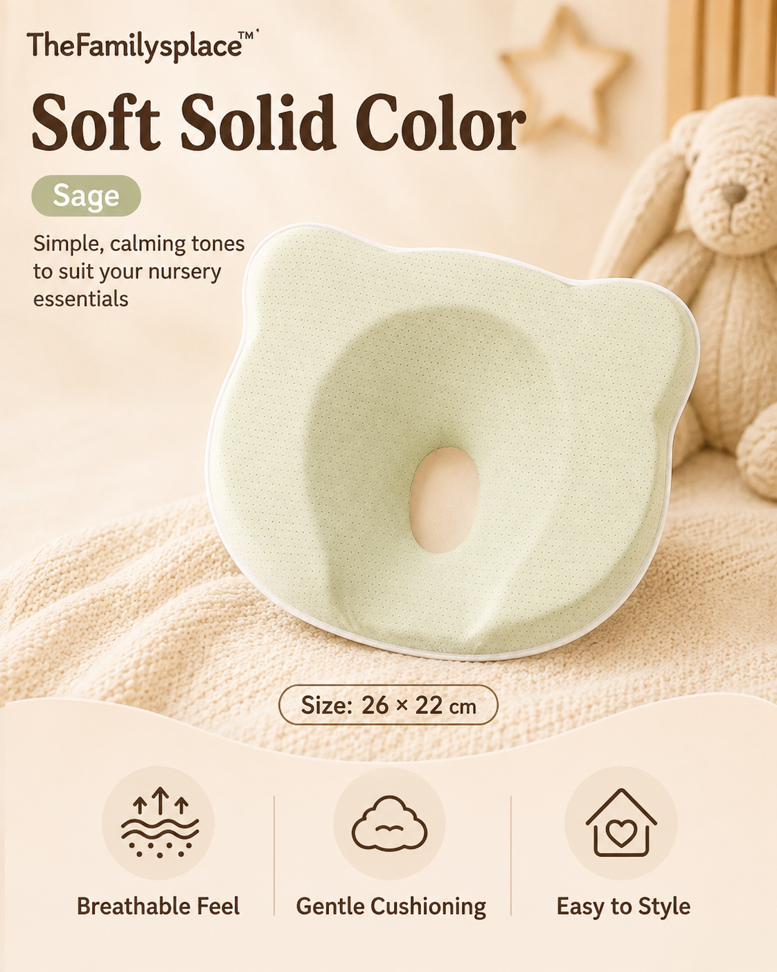 CloudHalo™ Baby Comfort Pillow