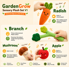 GardenGrow™ Sensory Plush Set