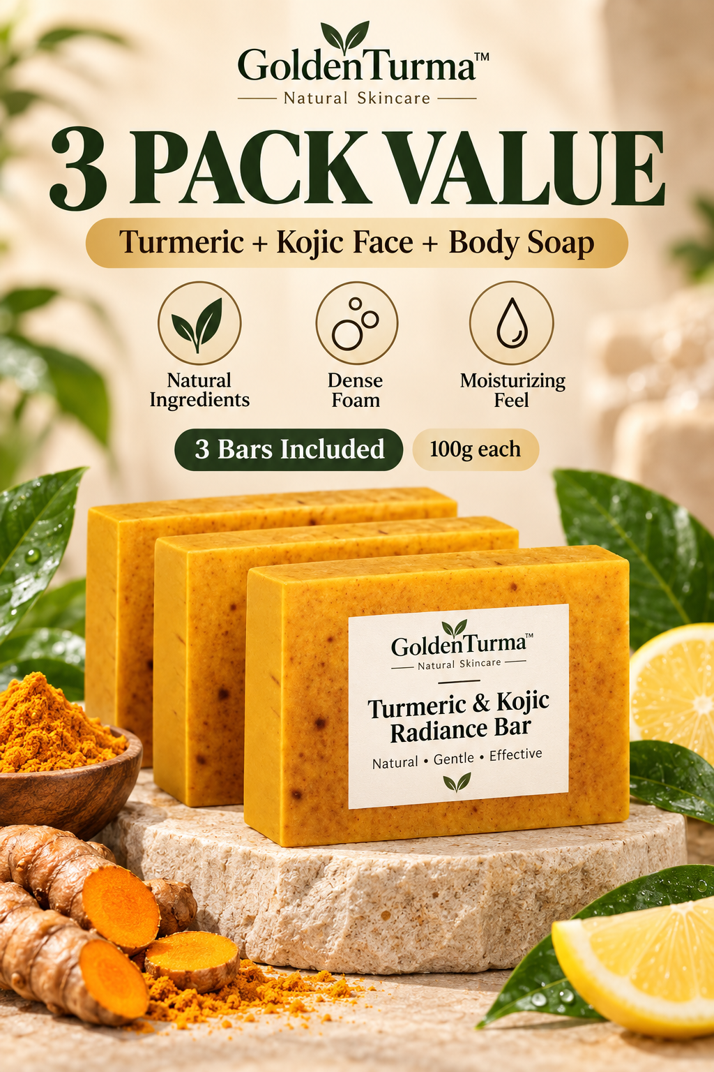 GoldenTurma™ Radiance Bar ✨🌿