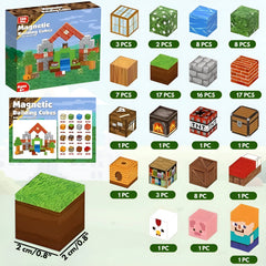 Original Magnetic Building Blocks 100 PCS | 2cm/0.8" | Magnet Toys for Kids | Magnetic Building Blocks Cubes | Stacking Magnets