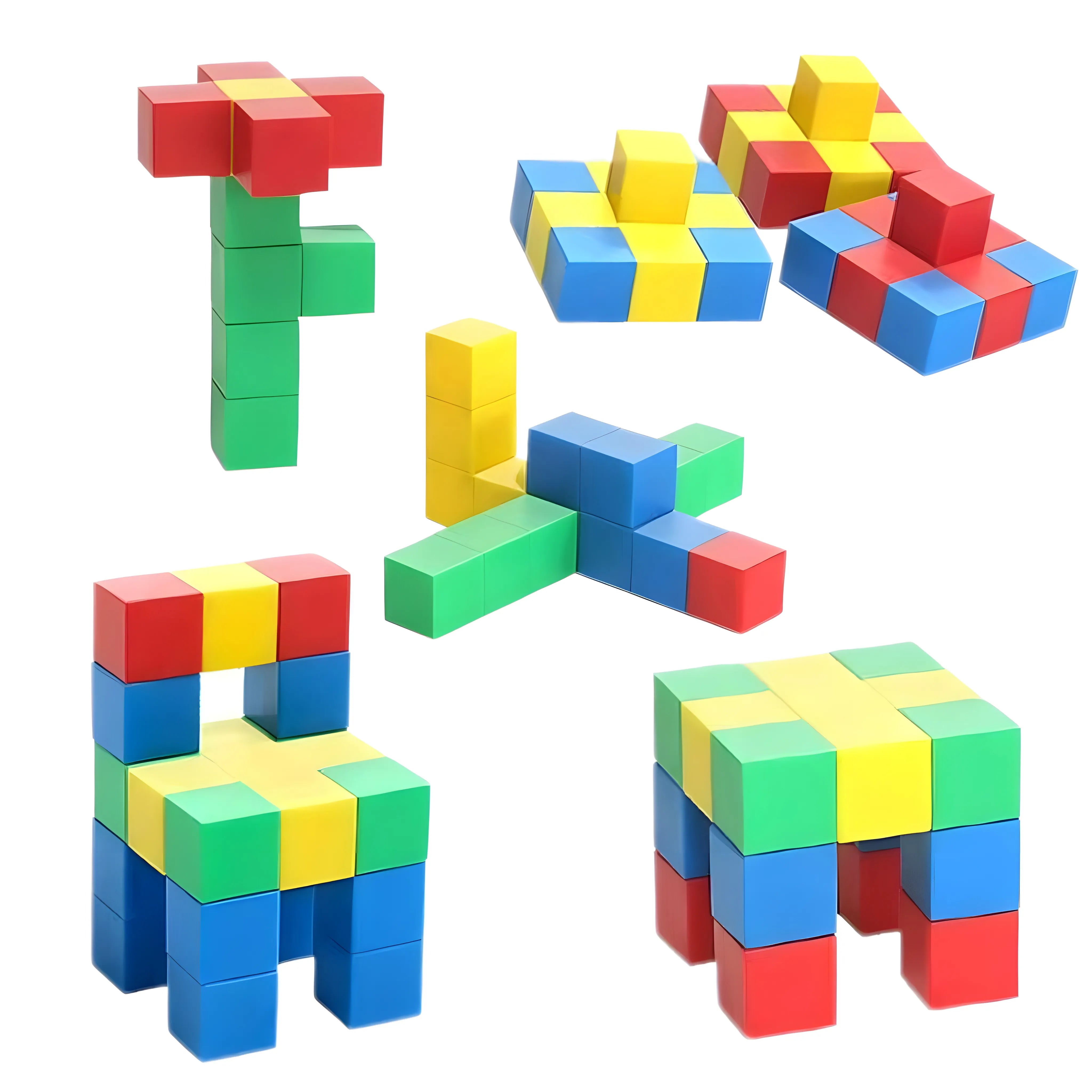Magnetic Blocks 48, 72, 96, 120 PCS | 1"/2.5 cm | Magnet Toys for Kids | Magnetic Building Blocks Cubes | Stacking Magnets