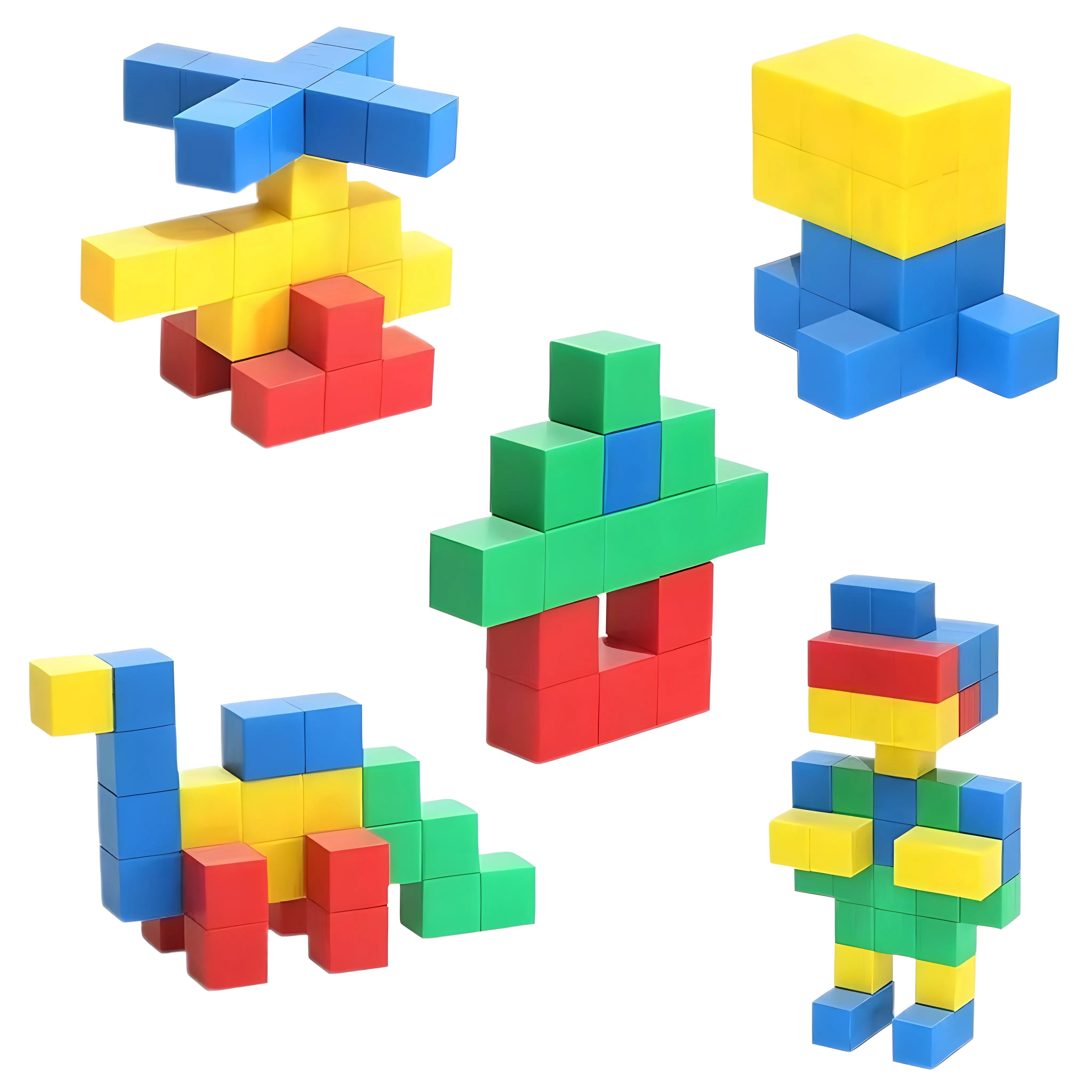 Magnetic Blocks 48, 72, 96, 120 PCS | 1"/2.5 cm | Magnet Toys for Kids | Magnetic Building Blocks Cubes | Stacking Magnets