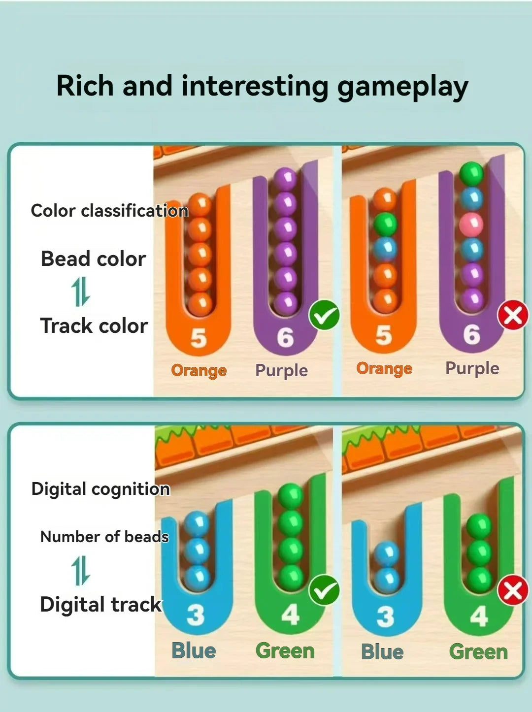 Children's Magnetic Maze - Early Education Puzzle