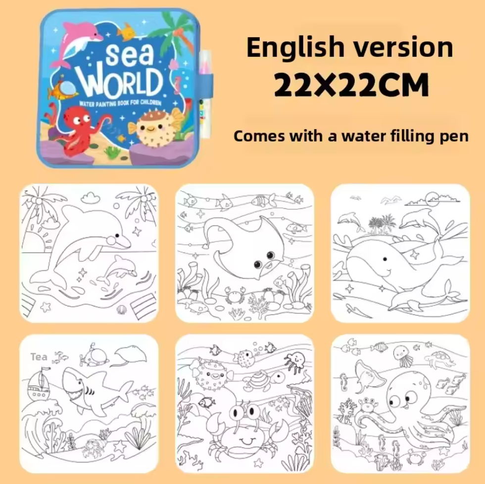 Reusable Kids Magic Water Book - Familysplace™