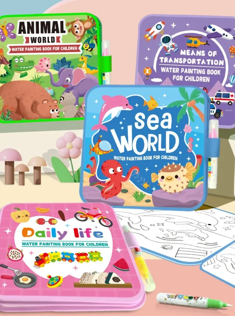 Reusable Kids Magic Water Book - Familysplace™