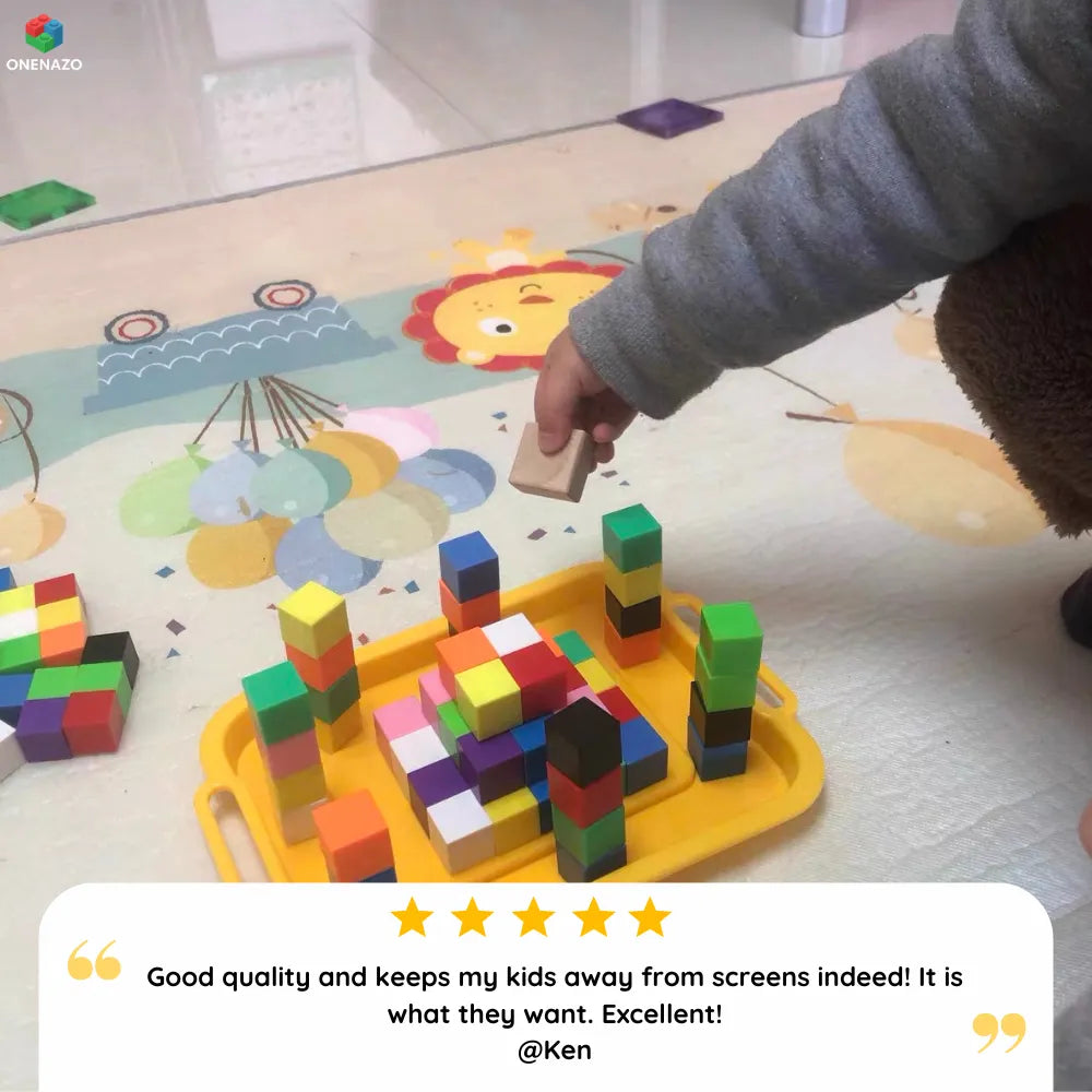 Magnetic Blocks 48, 72, 96, 120 PCS | 1"/2.5 cm | Magnet Toys for Kids | Magnetic Building Blocks Cubes | Stacking Magnets