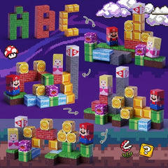 Portable Magnetic Building Blocks 36 PCS | 2cm/0.8" | Magnet Toys for Kids | Magnetic Building Blocks Cubes | Stacking Magnets