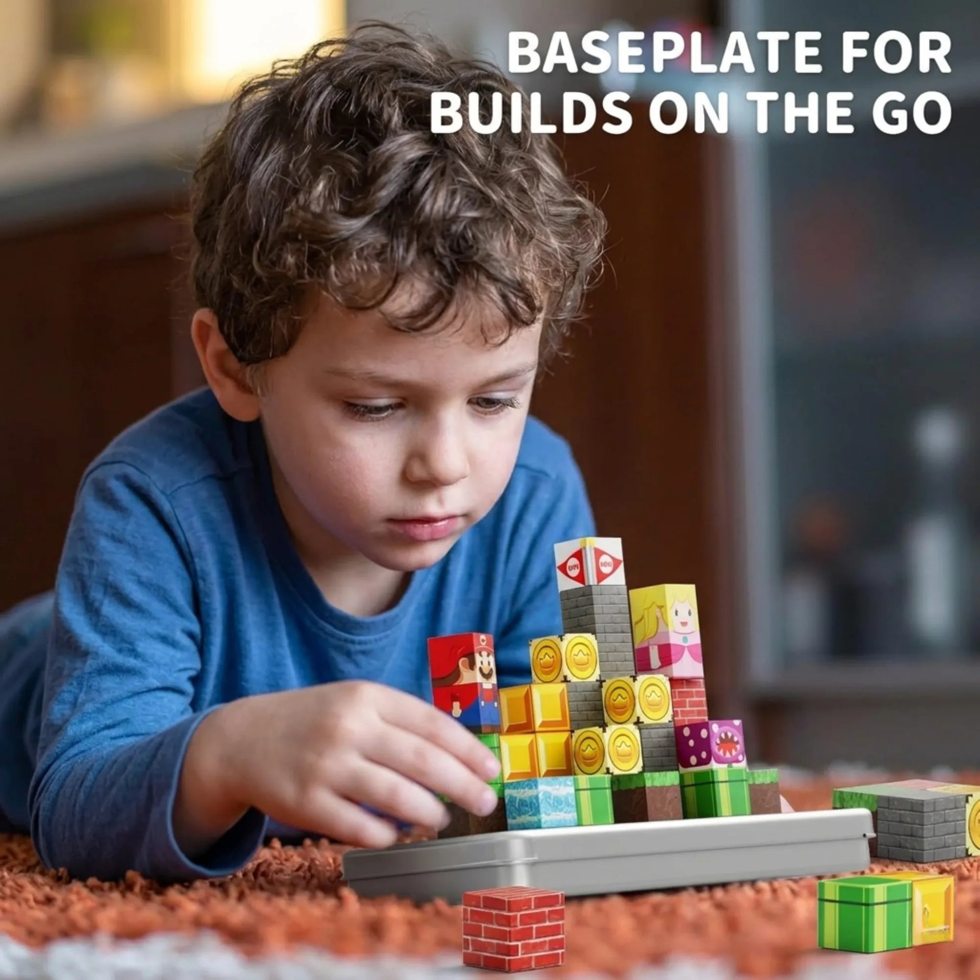 Portable Magnetic Building Blocks 36 PCS | 2cm/0.8" | Magnet Toys for Kids | Magnetic Building Blocks Cubes | Stacking Magnets
